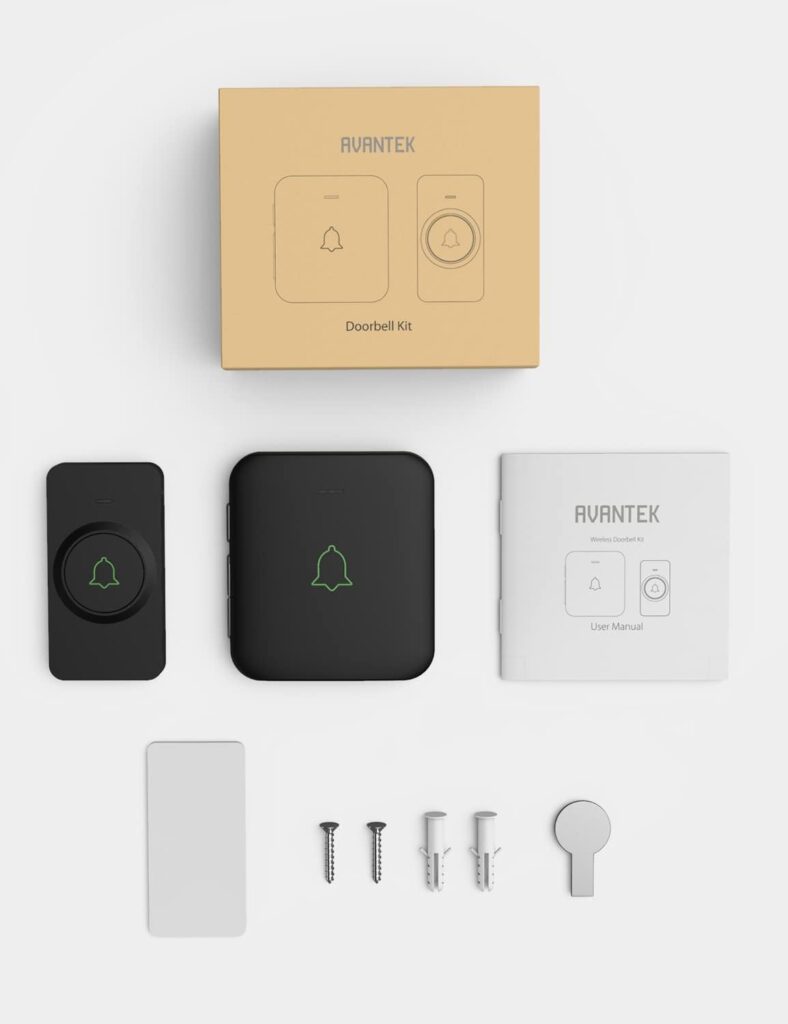AVANTEK Mini Wireless Doorbell CB-11-Money Saved Deals