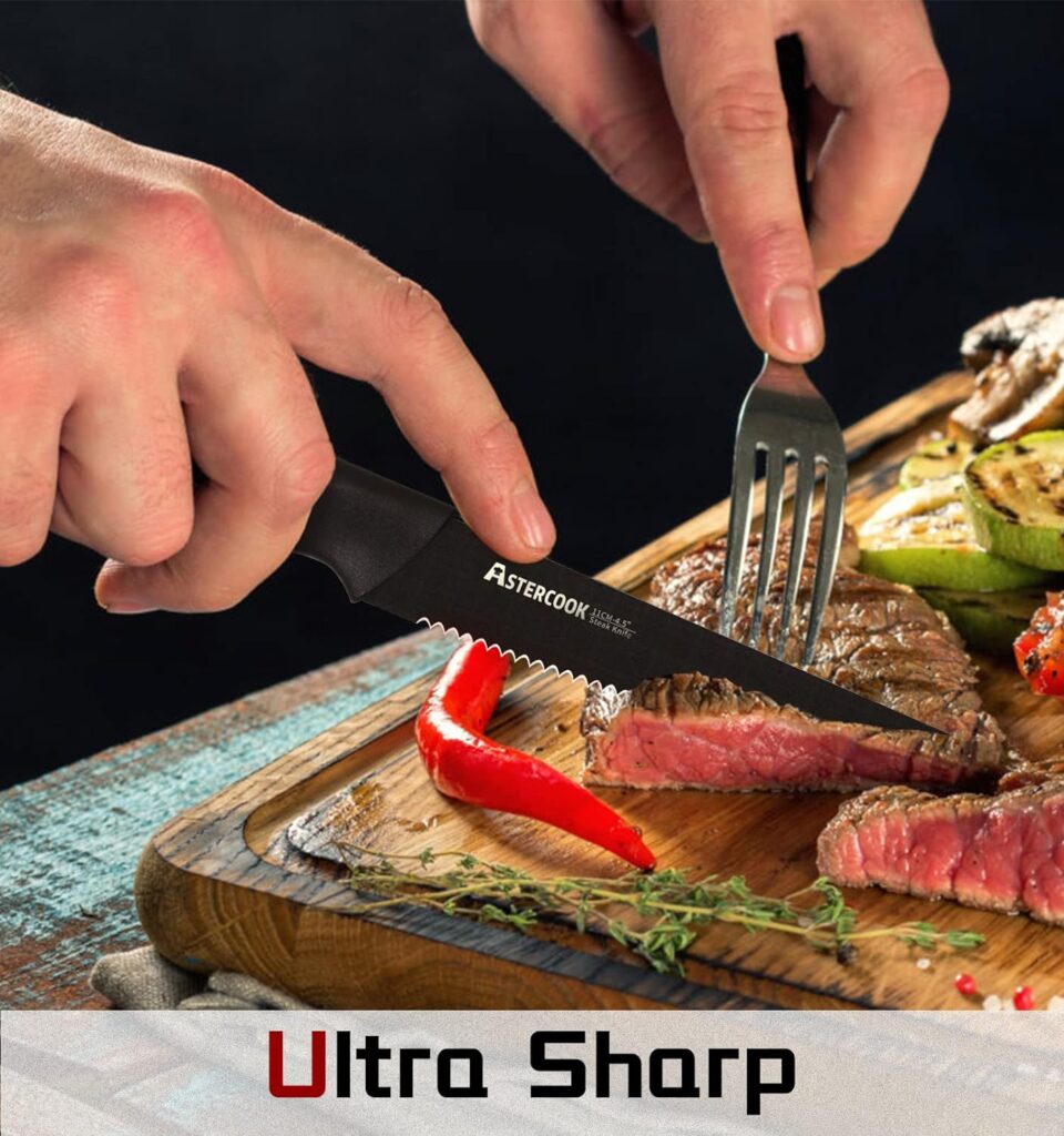 Astercook Steak Knives, Set of 8-Money Saved Deals