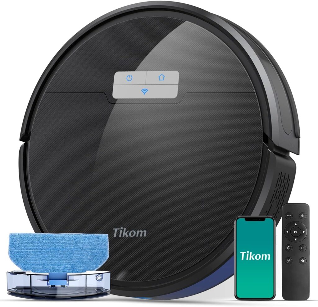 Tikom G8000 Pro Robot Vacuum, Black