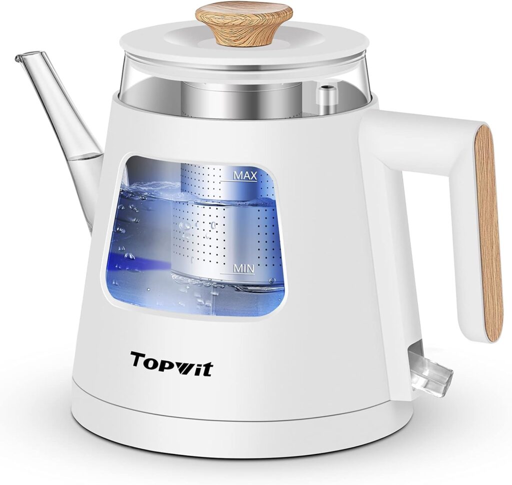 Topwit Electric Tea Kettle with Removable Stainless Steel Infuser-Money Saved Deals